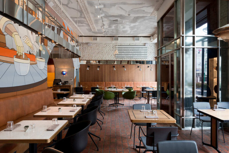 俄羅斯蘇維埃主題酒館設計