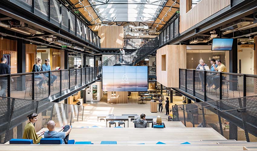 Airbnb 都柏林全球總部辦公室,Airbnb辦公室設計,Airbnb度假屋、民宿,Airbnb設計