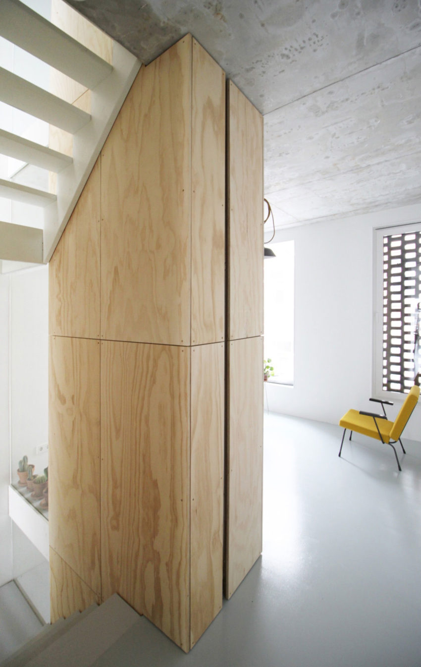 住宅空間,建築設計,建築改造,瘦長型住宅