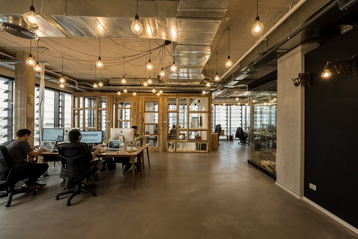 辦公空間，辦公室設計，科技公司辦公室設計，工業風格辦公室