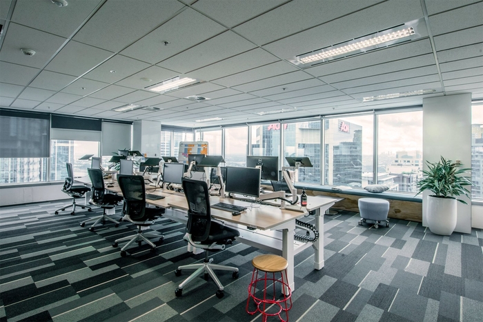 辦公空間，辦公室設計，銀行辦公室設計，現代風格辦公室