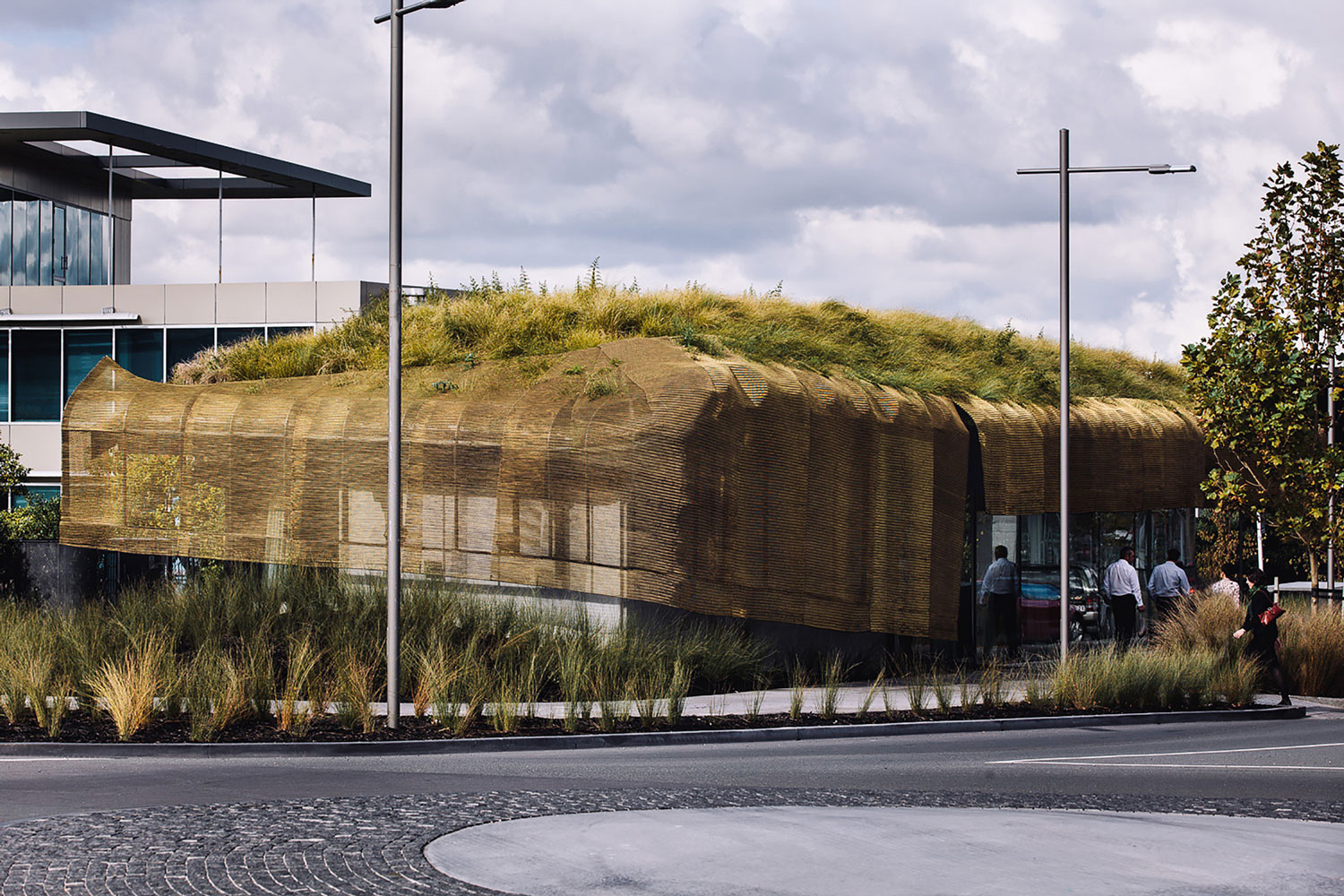 建築外牆，建築設計，包裹的建築物