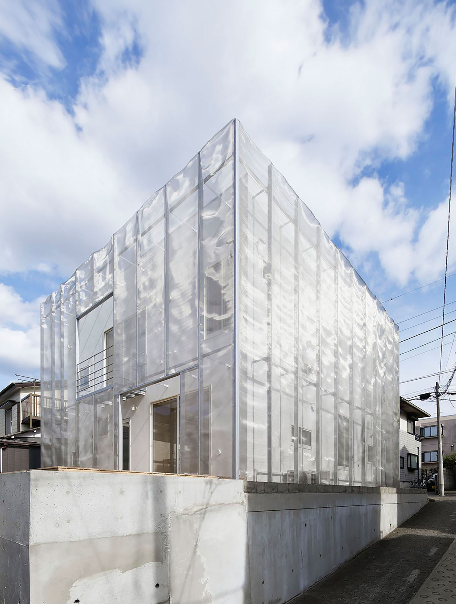 建築外牆，建築設計，包裹的建築物