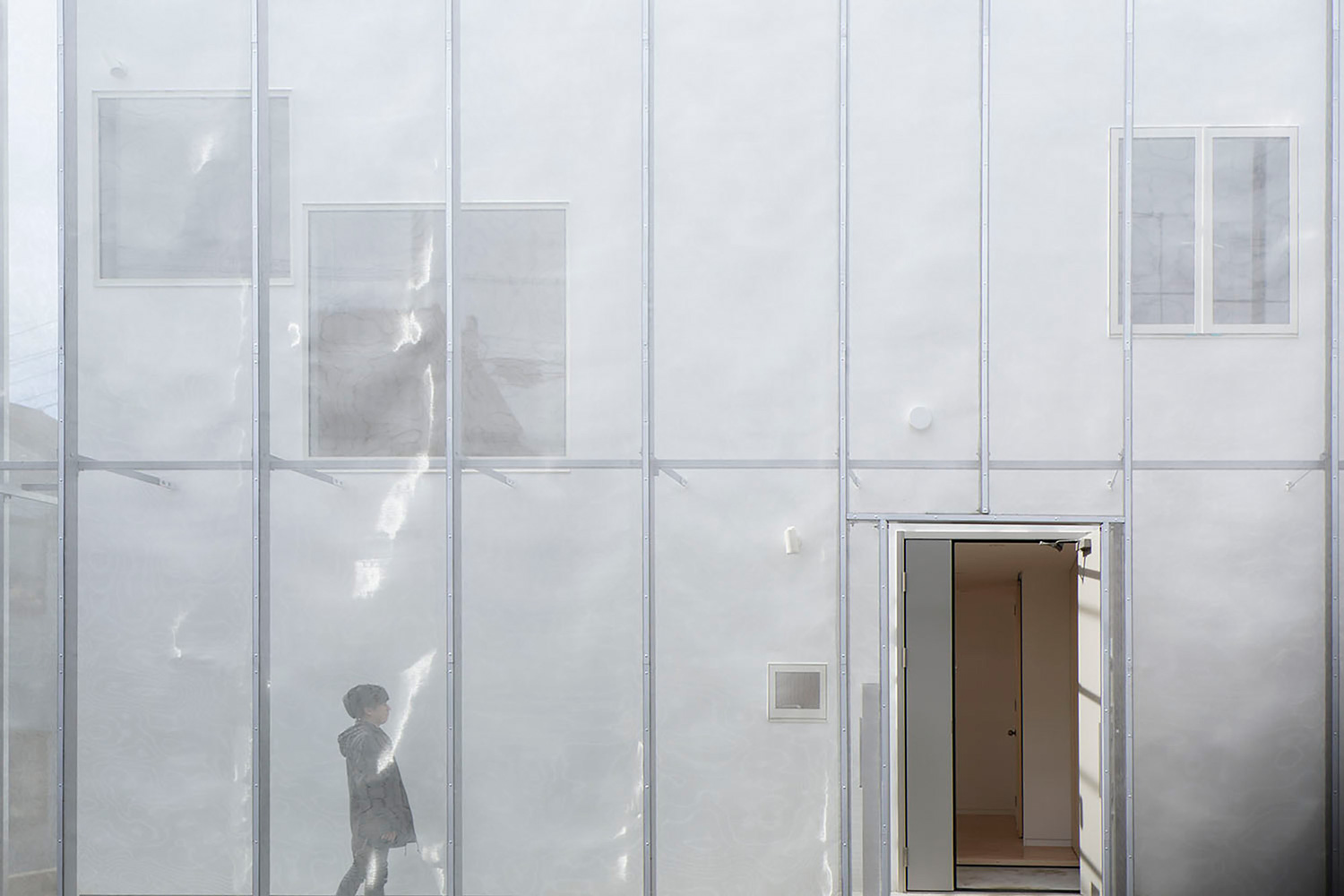 建築外牆，建築設計，包裹的建築物