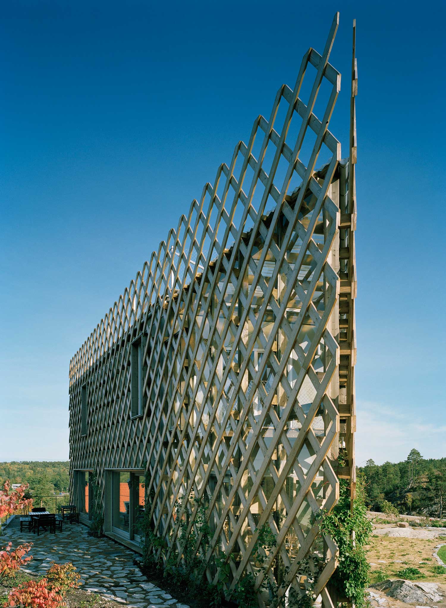 建築外牆，建築設計，包裹的建築物