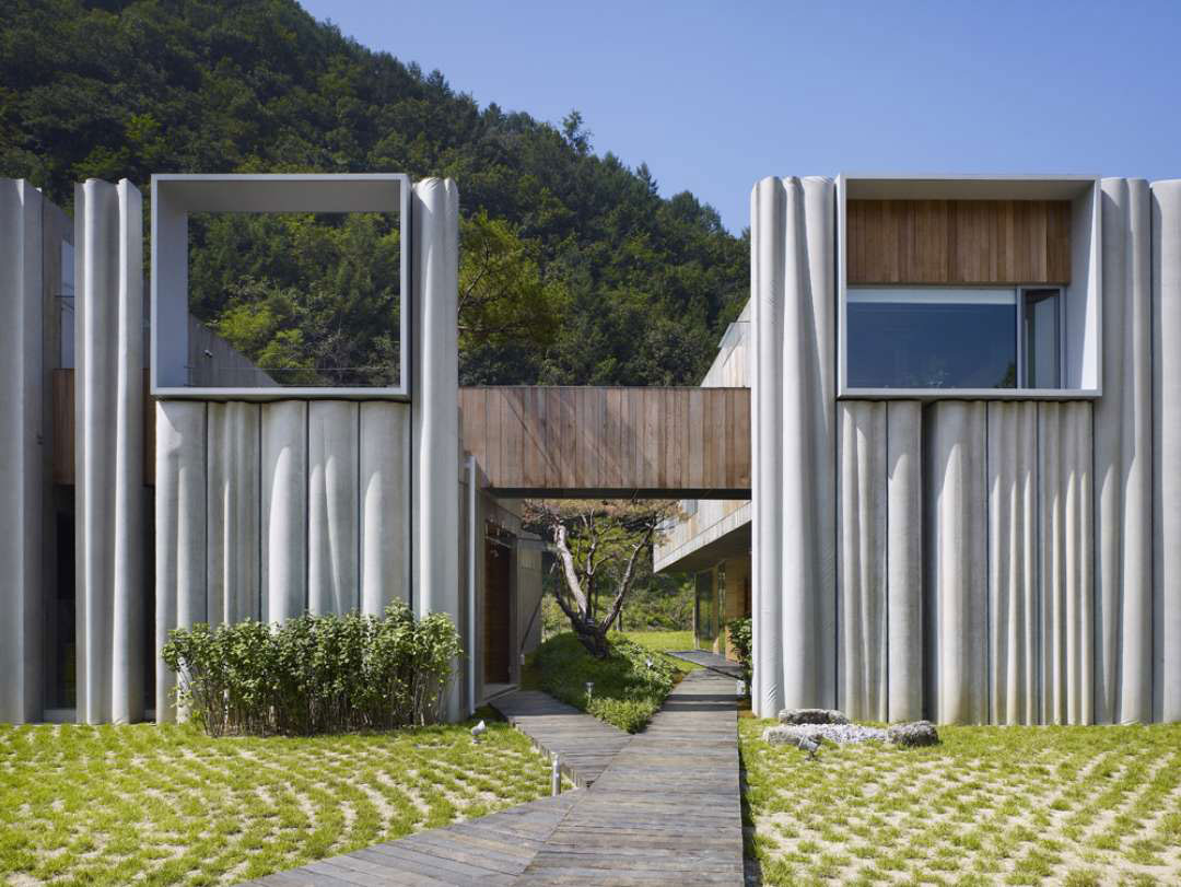 建築外牆，建築設計，包裹的建築物