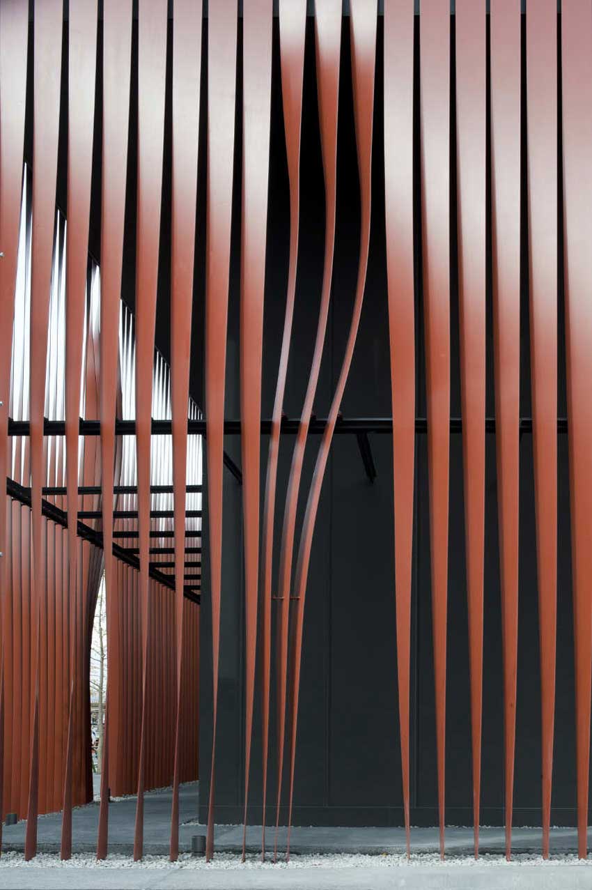 建築外牆，建築設計，包裹的建築物