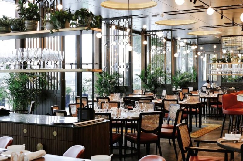 新加坡博物館內中國風餐廳設計