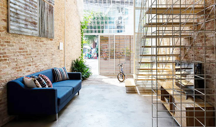 住宅空間,住宅設計,建築改造,越南排屋改造,