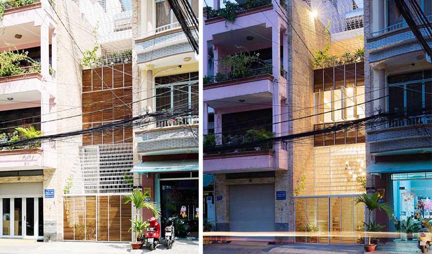 住宅空間,住宅設計,建築改造,越南排屋改造,