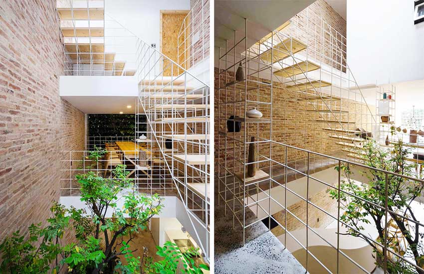 住宅空間,住宅設計,建築改造,越南排屋改造,