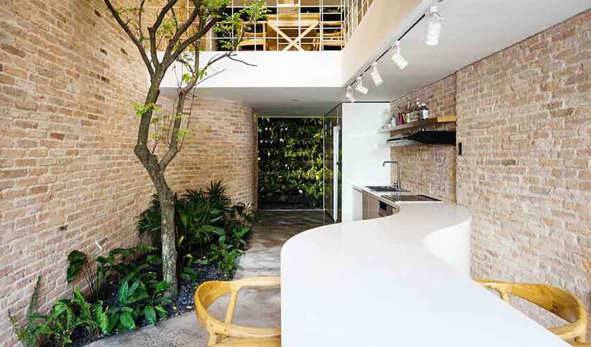 住宅空間,住宅設計,建築改造,越南排屋改造,