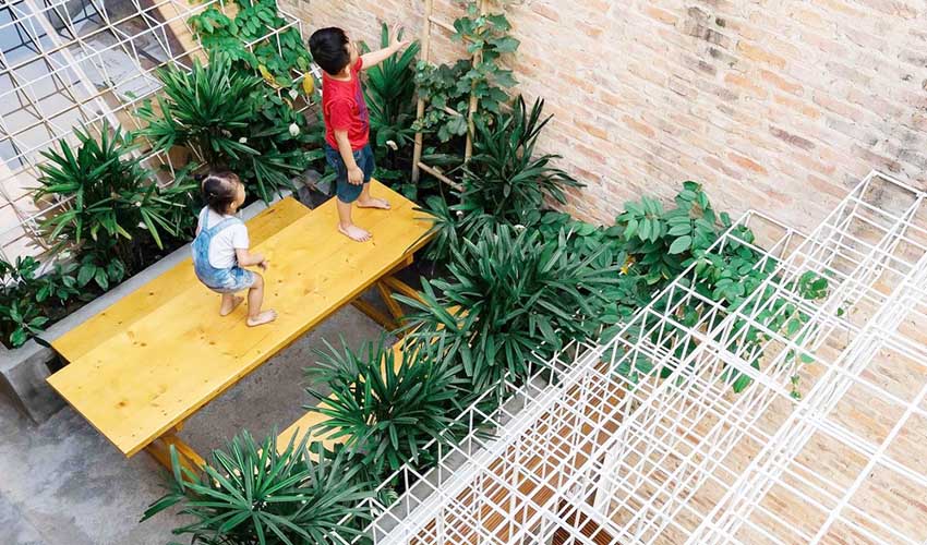 住宅空間,住宅設計,建築改造,越南排屋改造,