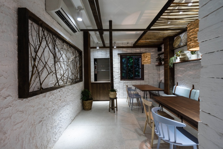 商業空間，餐飲空間，建築改造，越南排屋改造設計，國外餐廳設計
