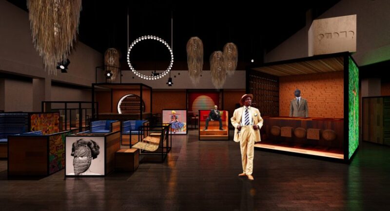 非洲大陸上的概念酒店