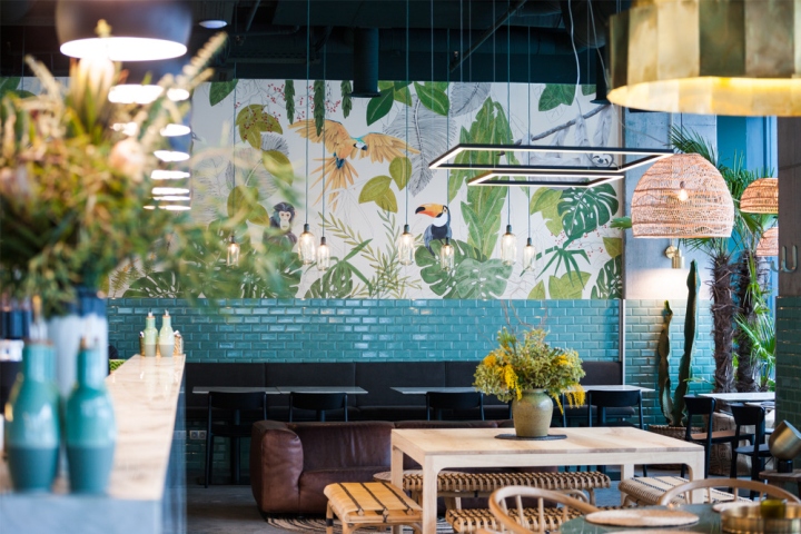 商業空間,餐飲空間,國外餐廳設計,自然風格餐廳,主題餐廳,綠色設計