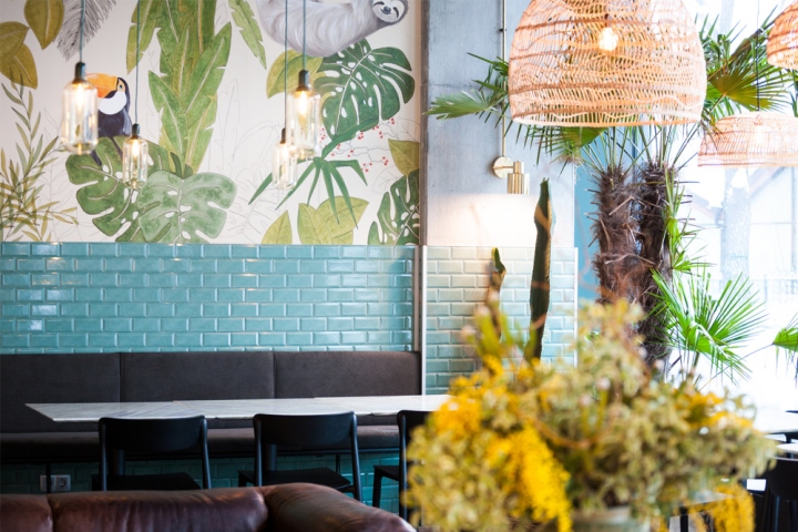 商業空間,餐飲空間,國外餐廳設計,自然風格餐廳,主題餐廳,綠色設計