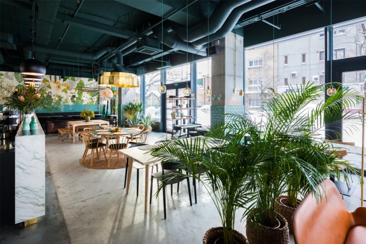 商業空間,餐飲空間,國外餐廳設計,自然風格餐廳,主題餐廳,綠色設計