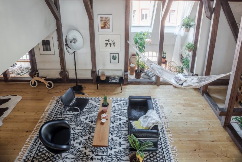 建築改造之瑞典頂樓公寓設計