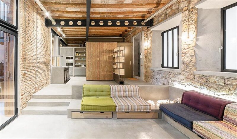 西班牙工業風閣樓設計