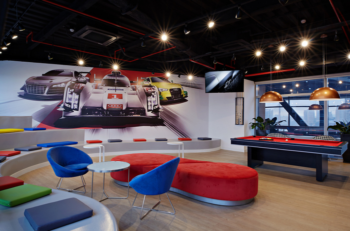 辦公空間,國外辦公室設計,現代風格辦公室,辦公室設計,奧迪辦公室