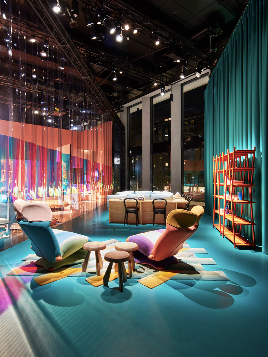 2017米蘭設計周計,家具展示廳設計,Cassina家具展覽