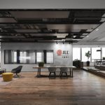 上海地產公司現代風格辦公室設計