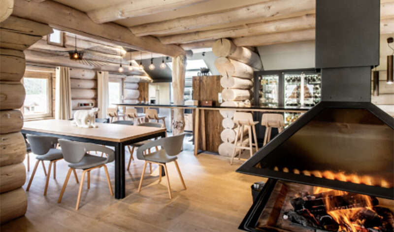 充滿野性基調的法國鄉村風度假小屋設計