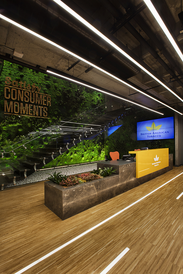 辦公空間,國外辦公室設計,辦公室設計,現代風格辦公室,煙草公司辦公室設計