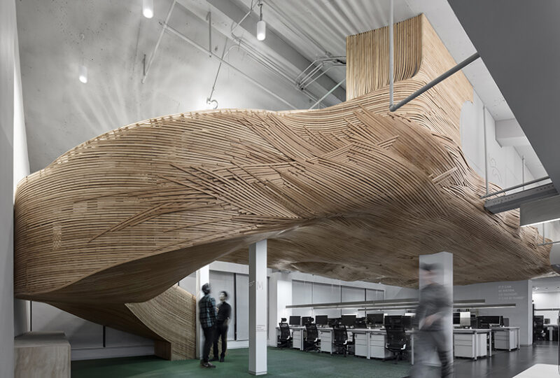 北京傳播公司現代風格辦公室設計