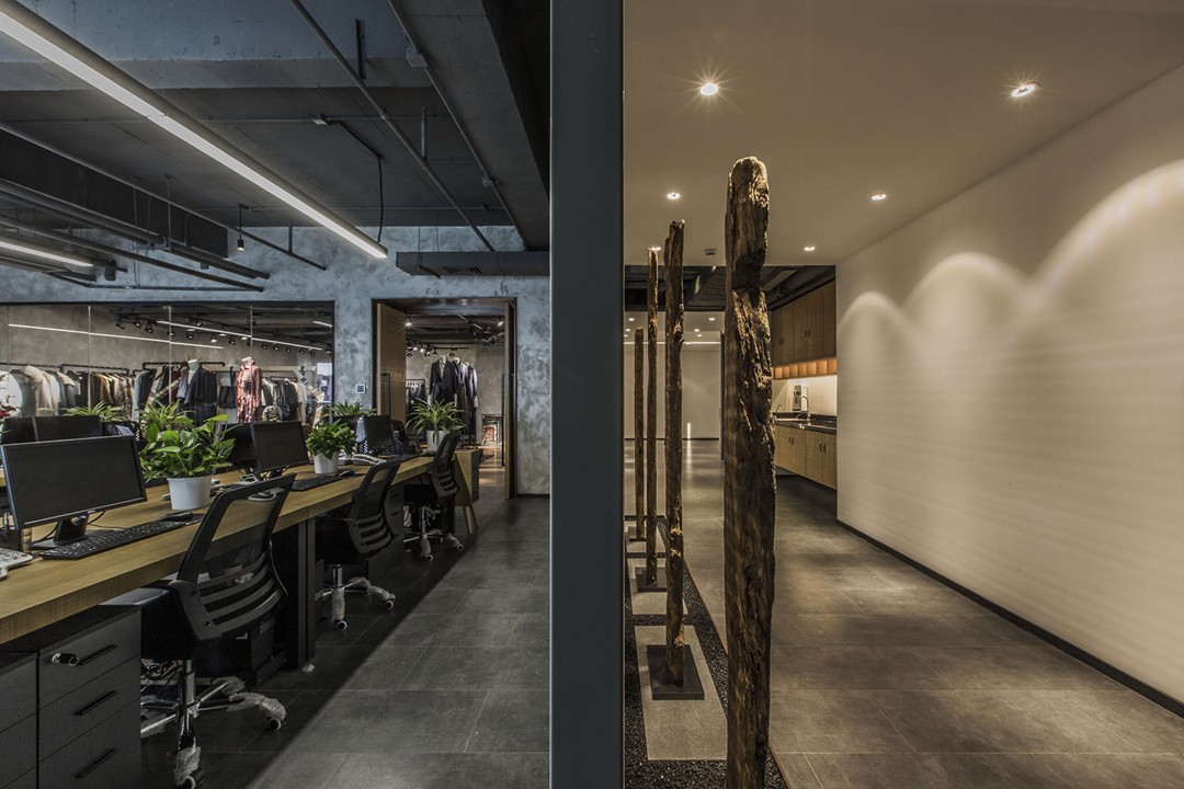 辦公空間,國內辦公室設計,服裝公司辦公室設計,中國風辦公室