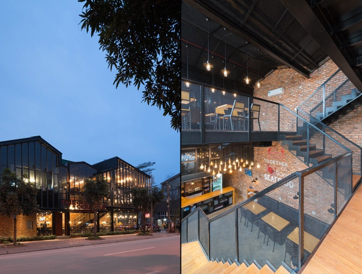 餐廳設計，餐飲空間，現代餐廳設計，海鮮餐廳設計