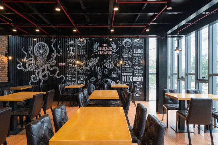 餐廳設計，餐飲空間，現代餐廳設計，海鮮餐廳設計