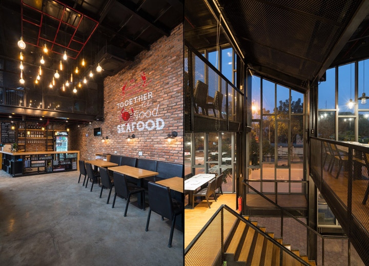 餐廳設計，餐飲空間，現代餐廳設計，海鮮餐廳設計