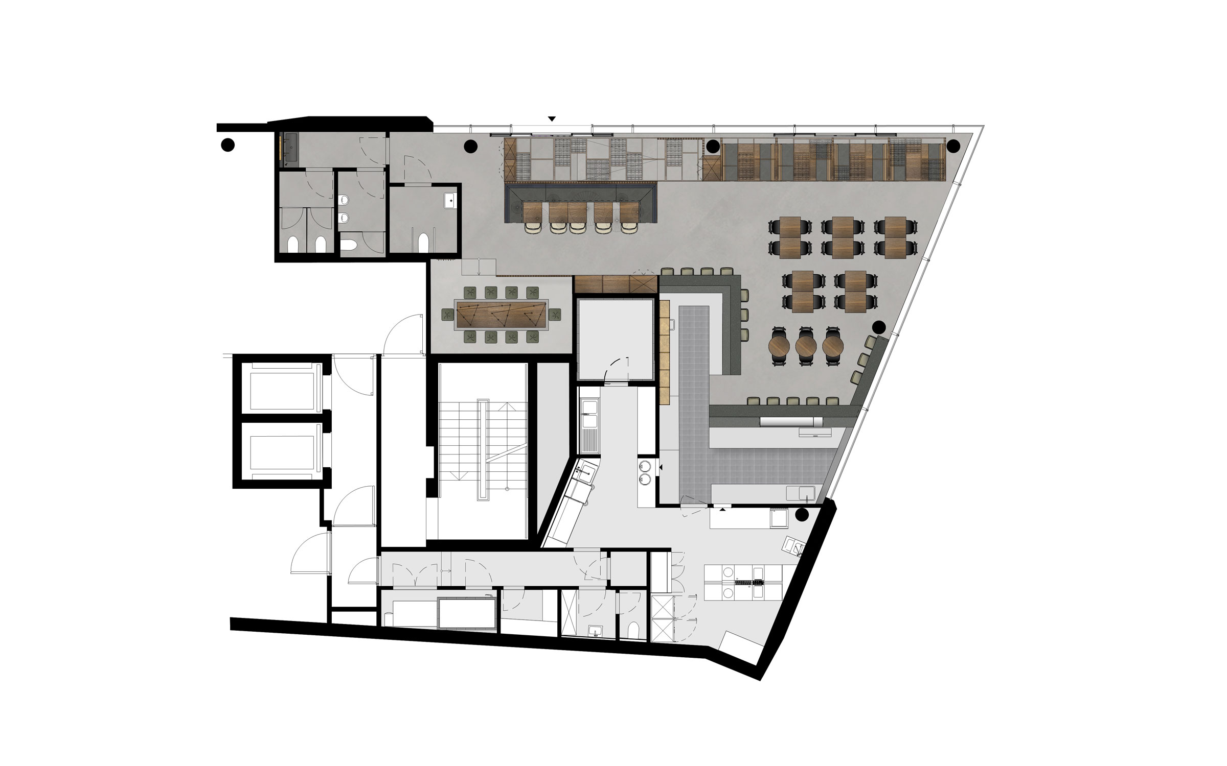 餐廳設計,餐飲空間,現代風格餐廳設計,壽司燒烤店