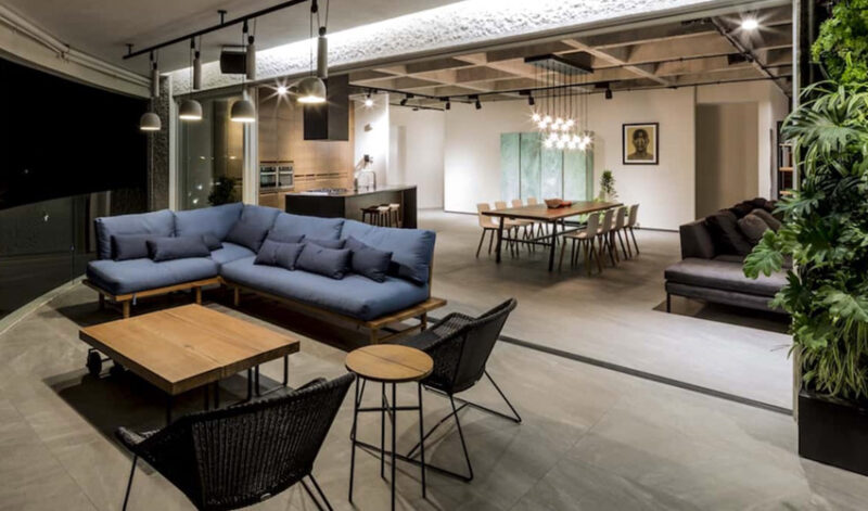 Loft隨興自由感—墨西哥工業風格公寓設計