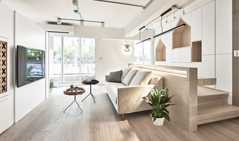 時光的禮物—台北132㎡老屋翻新北歐風收納宅