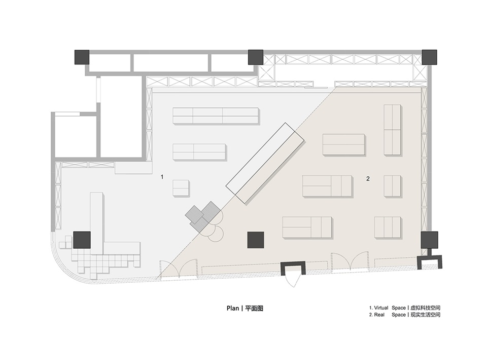商業空間,杭州奇客巴士,黑科技集合店,零壹城市建築事務所