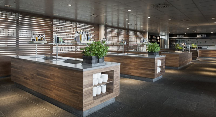 LOFT餐廳設計 LOFT風格裝修效果圖 耐克公司員工餐廳