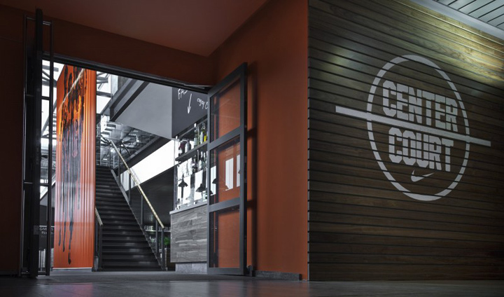 LOFT餐廳設計 LOFT風格裝修效果圖 耐克公司員工餐廳