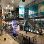 墨爾本藍色列車LOFT風格餐廳設計