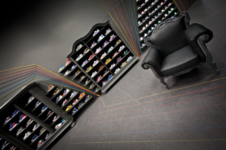 LOFT風格專賣店設計 LOFT風格設計 Run Colorsstore