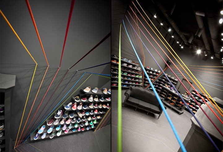 LOFT風格專賣店設計 LOFT風格設計 Run Colorsstore