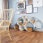 藍灰色北歐風格公寓設計