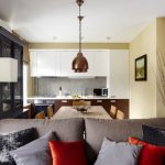 莫斯科67平米暖色調公寓設計