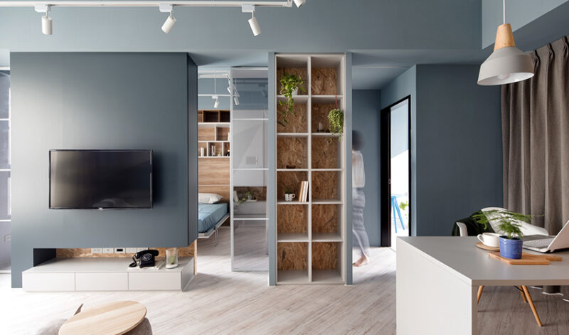 回型空間-66平米北歐 Loft 混搭風小宅