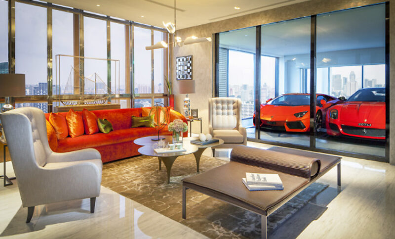 將你的跑車搬進家中—新加坡超跑公寓