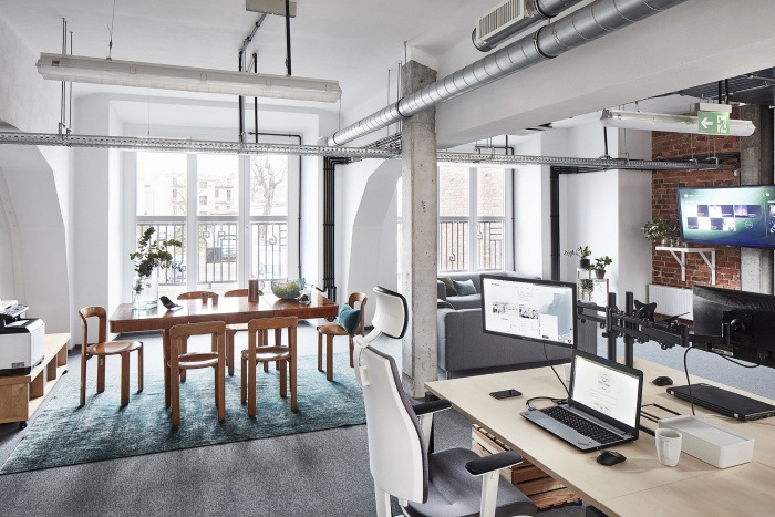 辦公室設計，辦公空間，設計師辦公室，開放式辦公，波蘭，陽光植物房