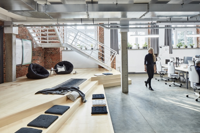 辦公室設計,辦公空間,設計師辦公室,開放式辦公,波蘭,陽光植物房