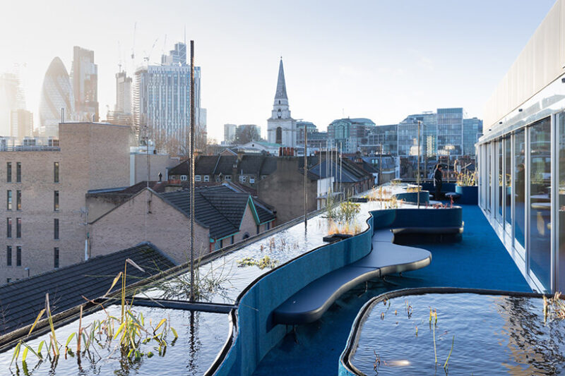 漂亮的屋頂辦公室—倫敦second home創意社區